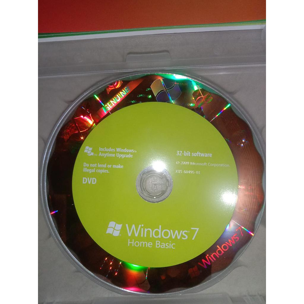 CD Windows 7 Home Basic 