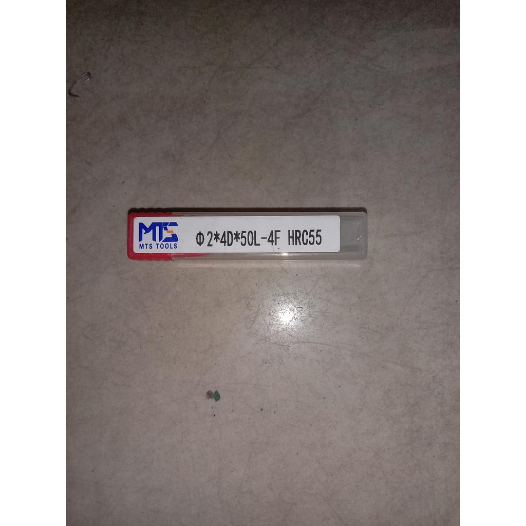 Endmill 2x4Dx50L-4F HRC55T