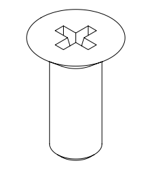 BAP R-SERIES [1301F/G]; Machine Screw