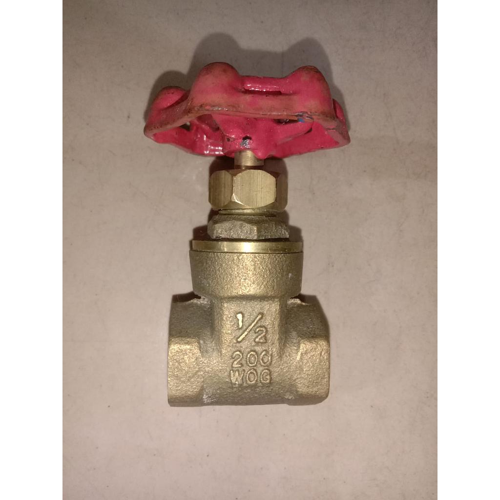 Gate Valve 1/2  200 WOG, Brand Kris 