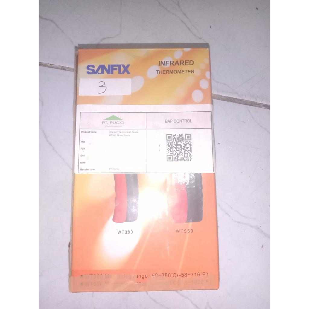 Infrared Thermometer, Model WT380, Brand Sanfix