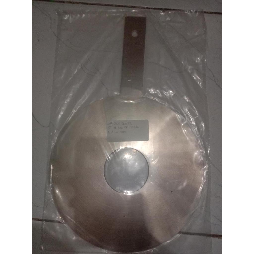 Orifice Plate 10" #150 RF SS316, 6.35mm THK