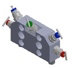 5 Ways Valve Manifold 